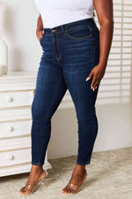 Judy Blue Full Size Skinny Jeans with Pockets - Ladyez