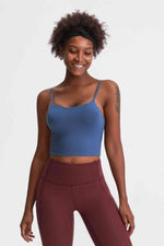 Feel Like Skin Scoop Neck Sports Cami - Ladyez