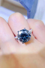 5 Carat Moissanite 925 Sterling Silver Ring - Ladyez