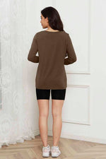 Basic Bae Full Size Round Neck Long Sleeve Top - Ladyez