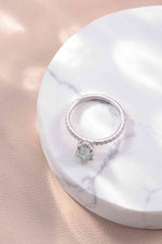 1.5 Carat Teardrop Shape Moissanite 925 Sterling Silver Ring - Ladyez