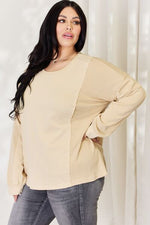 HEYSON Full Size Mineral Wash Thermal Top - Ladyez