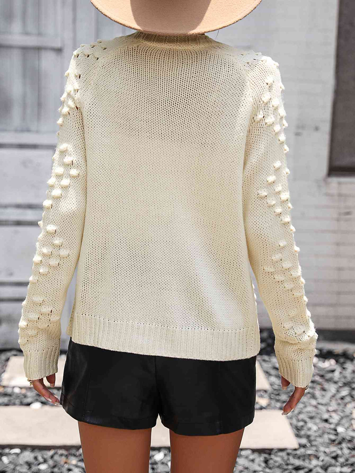Open Front Long Sleeve Cardigan - Ladyez