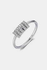 925 Sterling Silver Five Hoops Ring - Ladyez