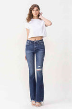 Vervet by Flying Monkey Luna Full Size High Rise Flare Jeans - Ladyez