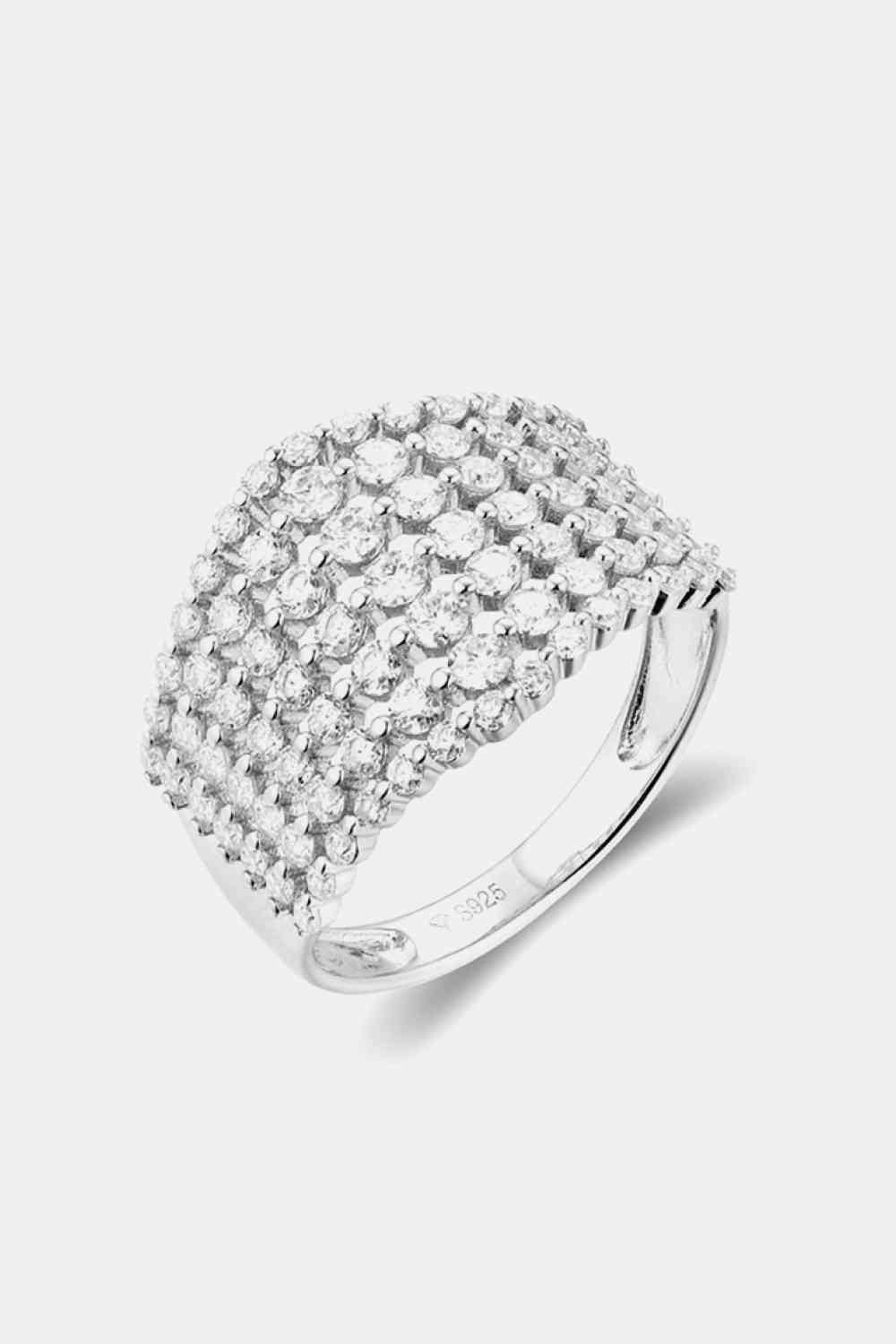 1.21 Carat Moissanite 925 Sterling Silver Ring - Ladyez