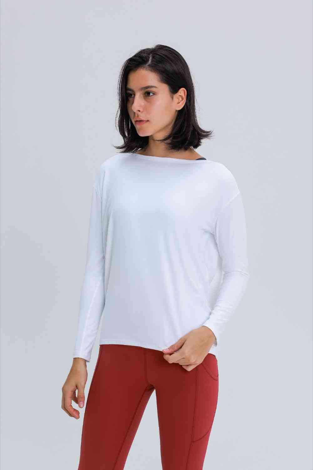 Loose Fit Active Top - Ladyez
