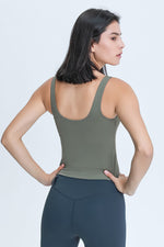 V Neck Active Tank - Ladyez