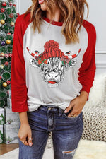 Bull Graphic Round Neck T-Shirt - Ladyez