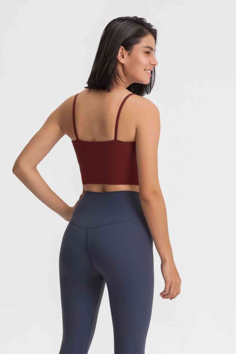 Feel Like Skin Scoop Neck Sports Cami - Ladyez