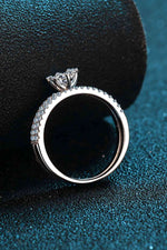 Moissanite 925 Sterling Silver Ring Set - Ladyez
