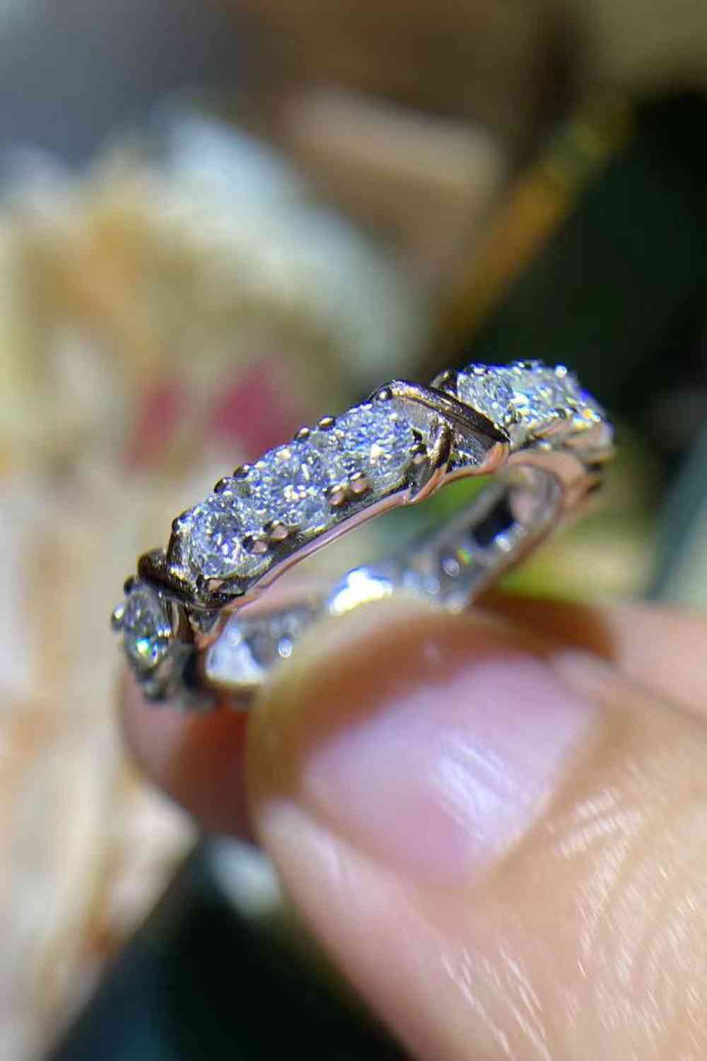 Feel The Joy 1.5 Carat Moissanite Ring - Ladyez