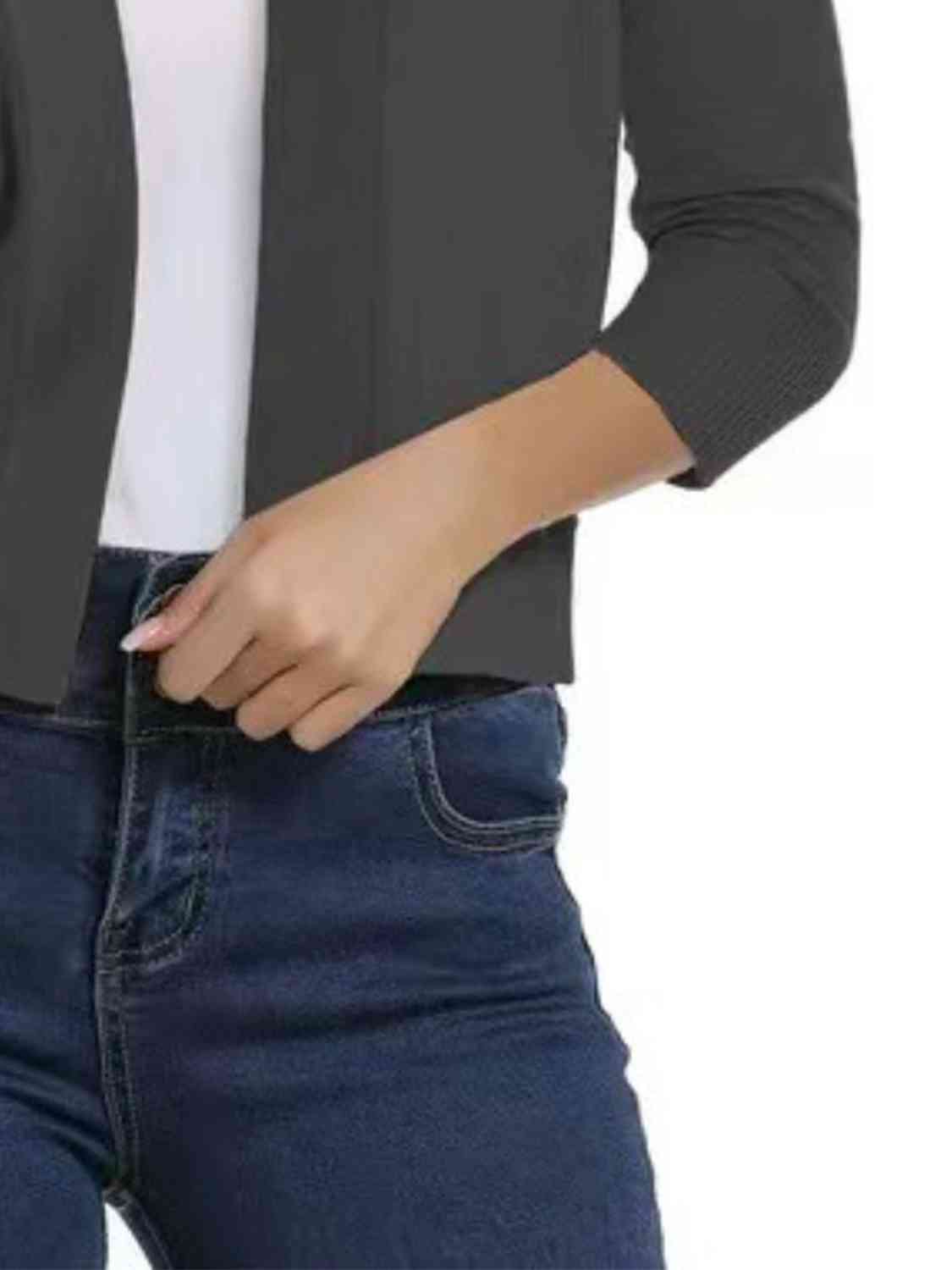 Open Front Cardigan - Ladyez