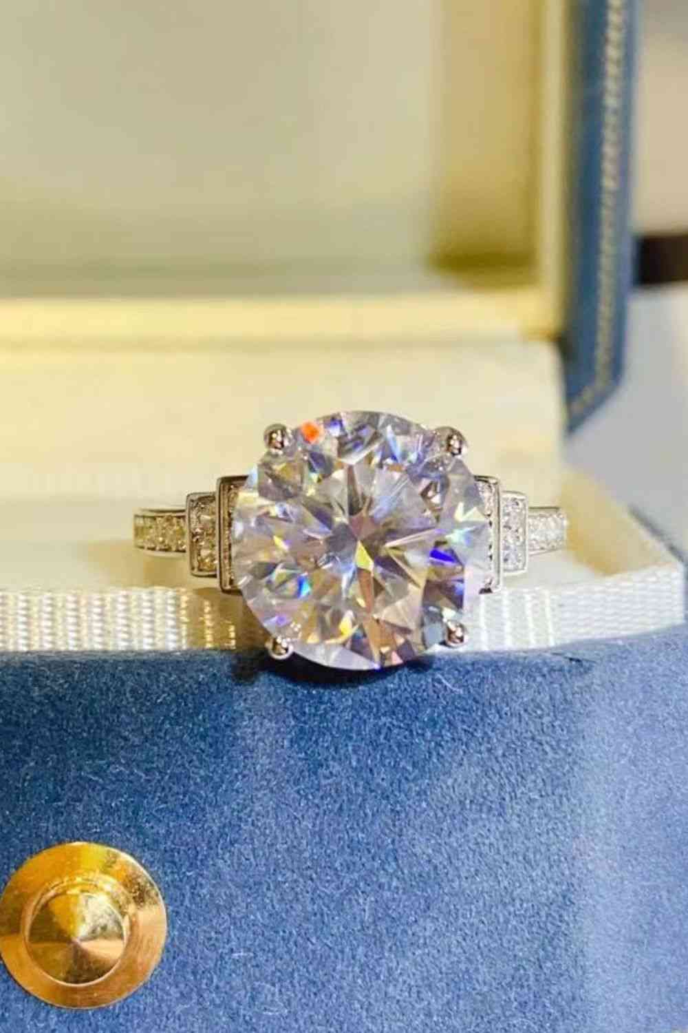 5 Carat Moissanite 925 Sterling Silver Ring - Ladyez