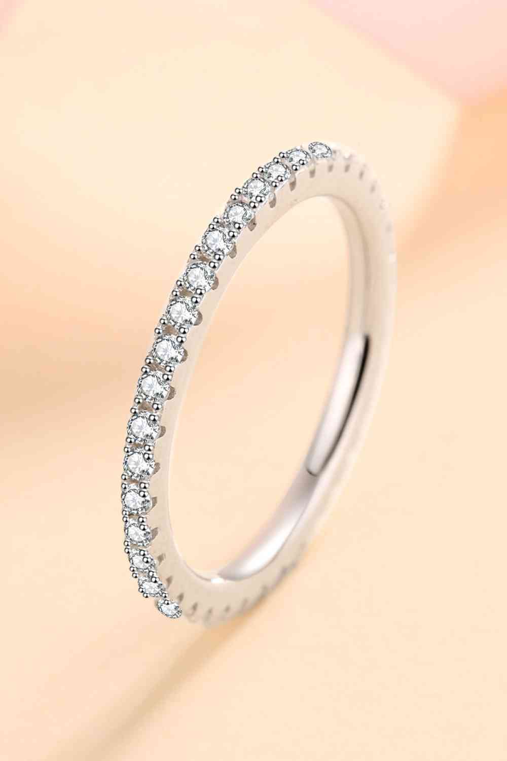 Curious Time 925 Sterling Silver Moissanite Ring - Ladyez
