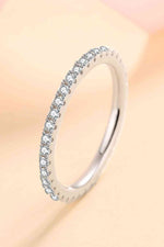 Curious Time 925 Sterling Silver Moissanite Ring - Ladyez