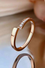Moissanite 925 Sterling Silver Ring - Ladyez