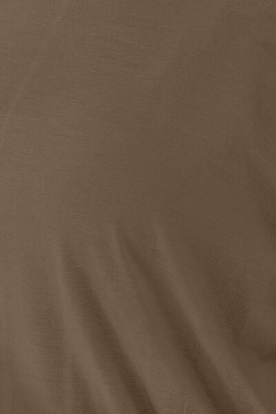 Basic Bae Full Size Round Neck Batwing Sleeve Blouse - Ladyez