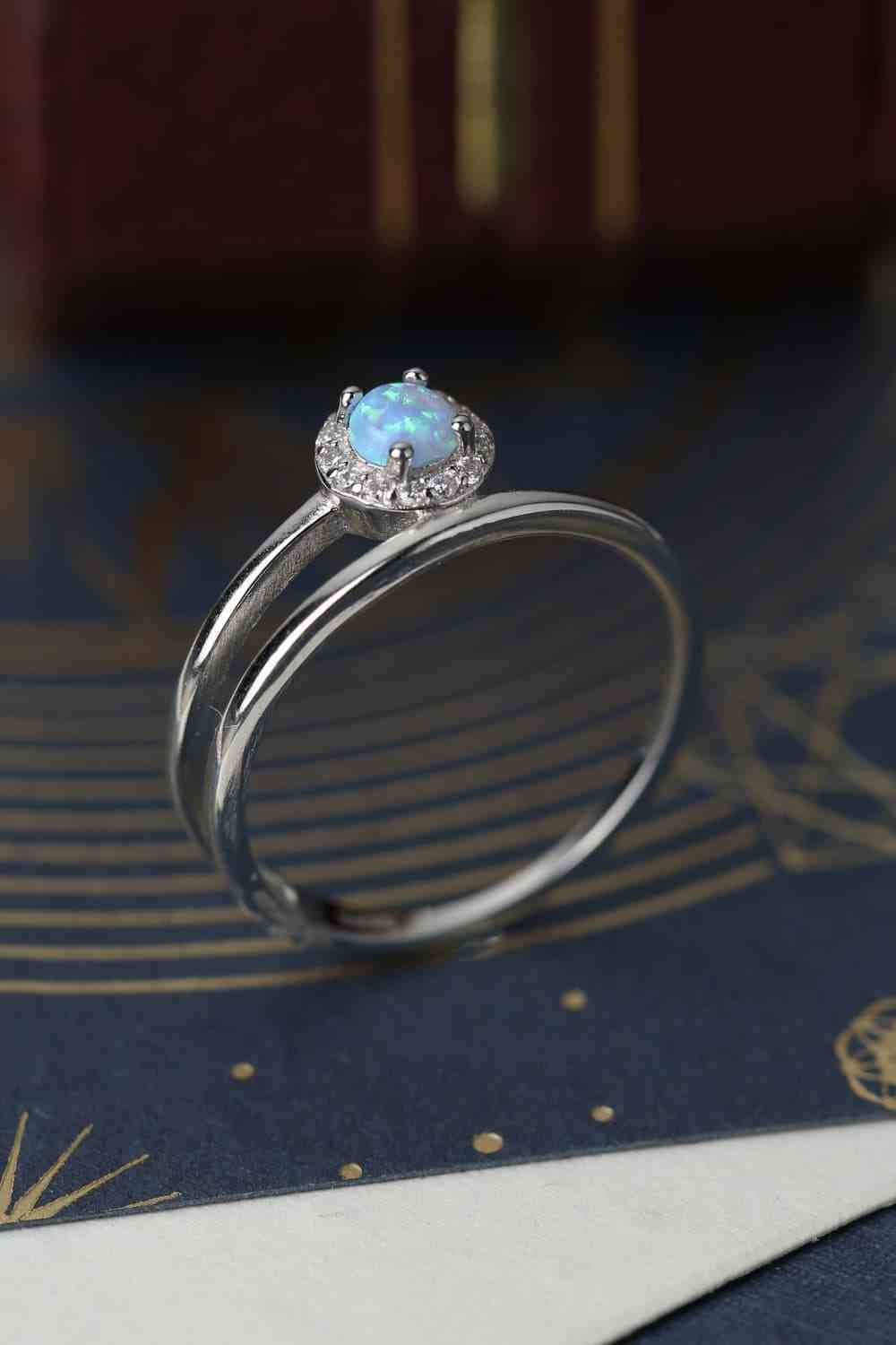 Opal Bypass Ring - Ladyez