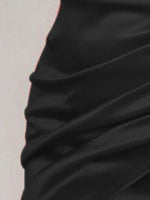 Ruched Spaghetti strap Wrap Dress - Ladyez