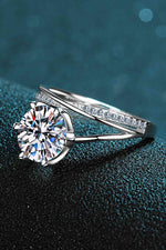 3 Carat Moissanite 6-Prong Ring - Ladyez