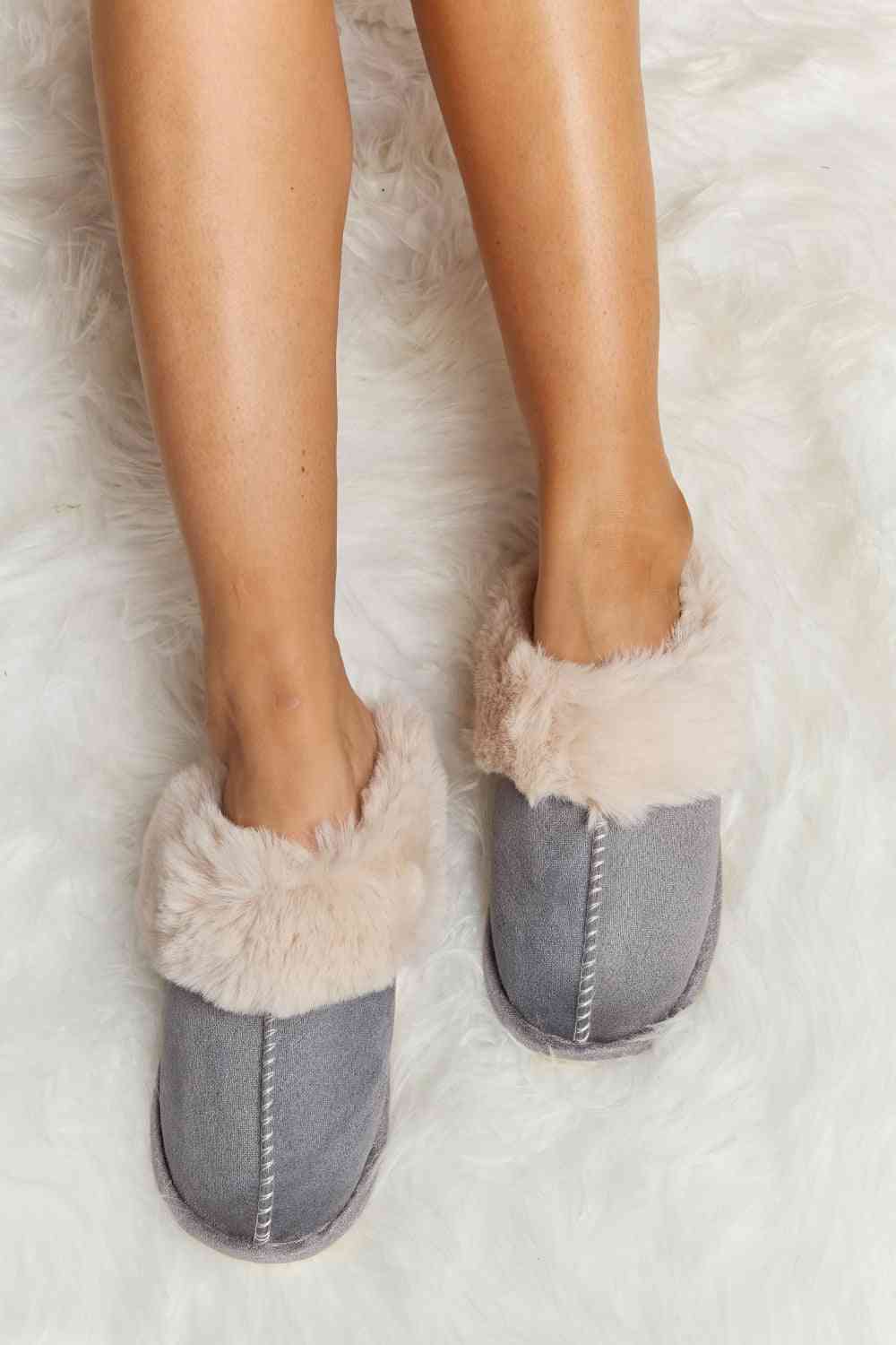 Melody Fluffy Indoor Slippers - Ladyez