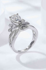 1.5 Carat Moissanite Crown-Shaped Ring - Ladyez