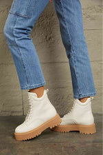 East Lion Corp Platform Combat Boots - Ladyez