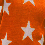 Star Pattern Round Neck Sweater - Ladyez