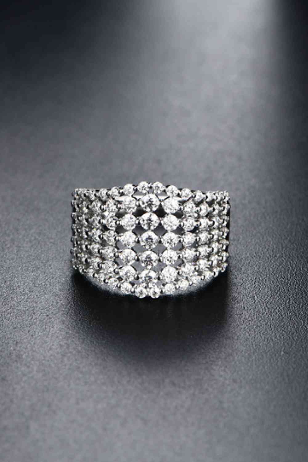 1.21 Carat Moissanite 925 Sterling Silver Ring - Ladyez