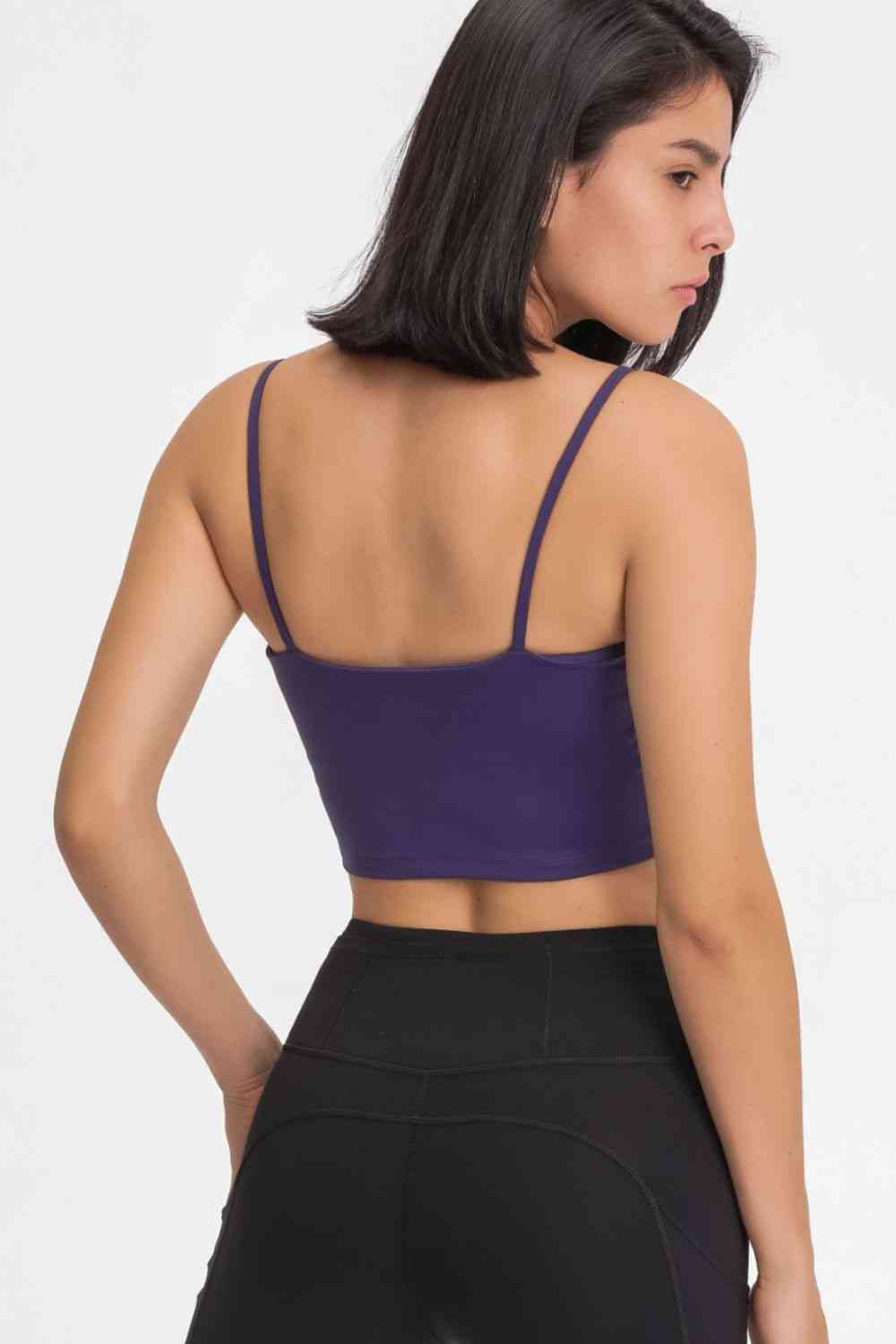 Feel Like Skin Scoop Neck Sports Cami - Ladyez