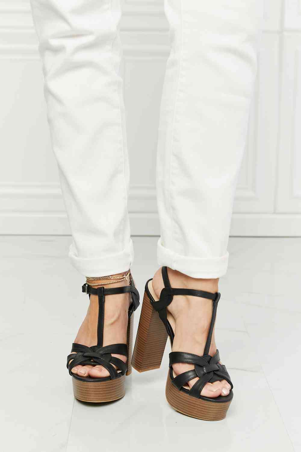 Legend She's Classy Strappy Heels - Ladyez
