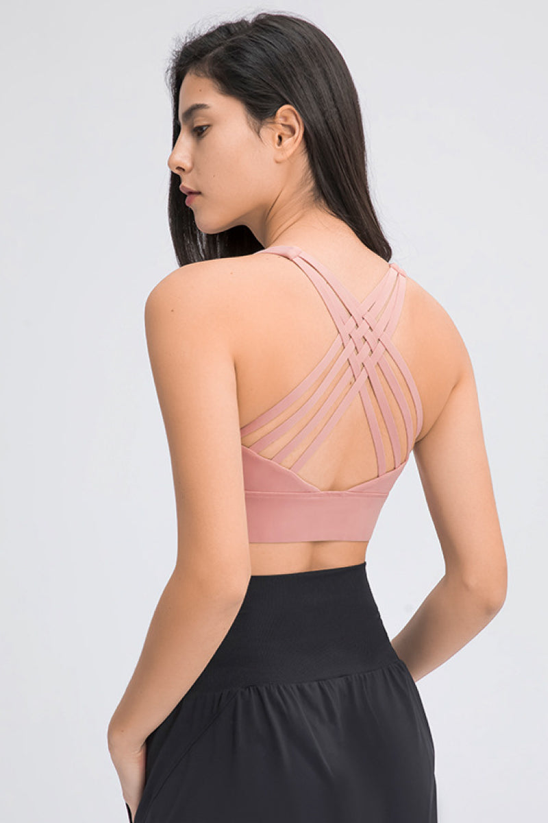 Eight Strap Sports Bra - Ladyez