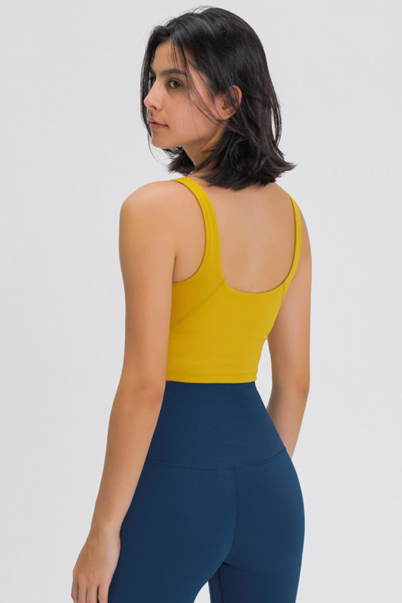 Scoop Back Sports Bra - Ladyez