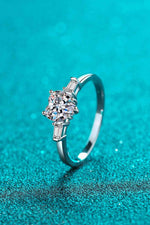 1.2 Carat Moissanite Heart Ring - Ladyez