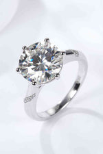 5 Carat Moissanite Solitaire Ring - Ladyez