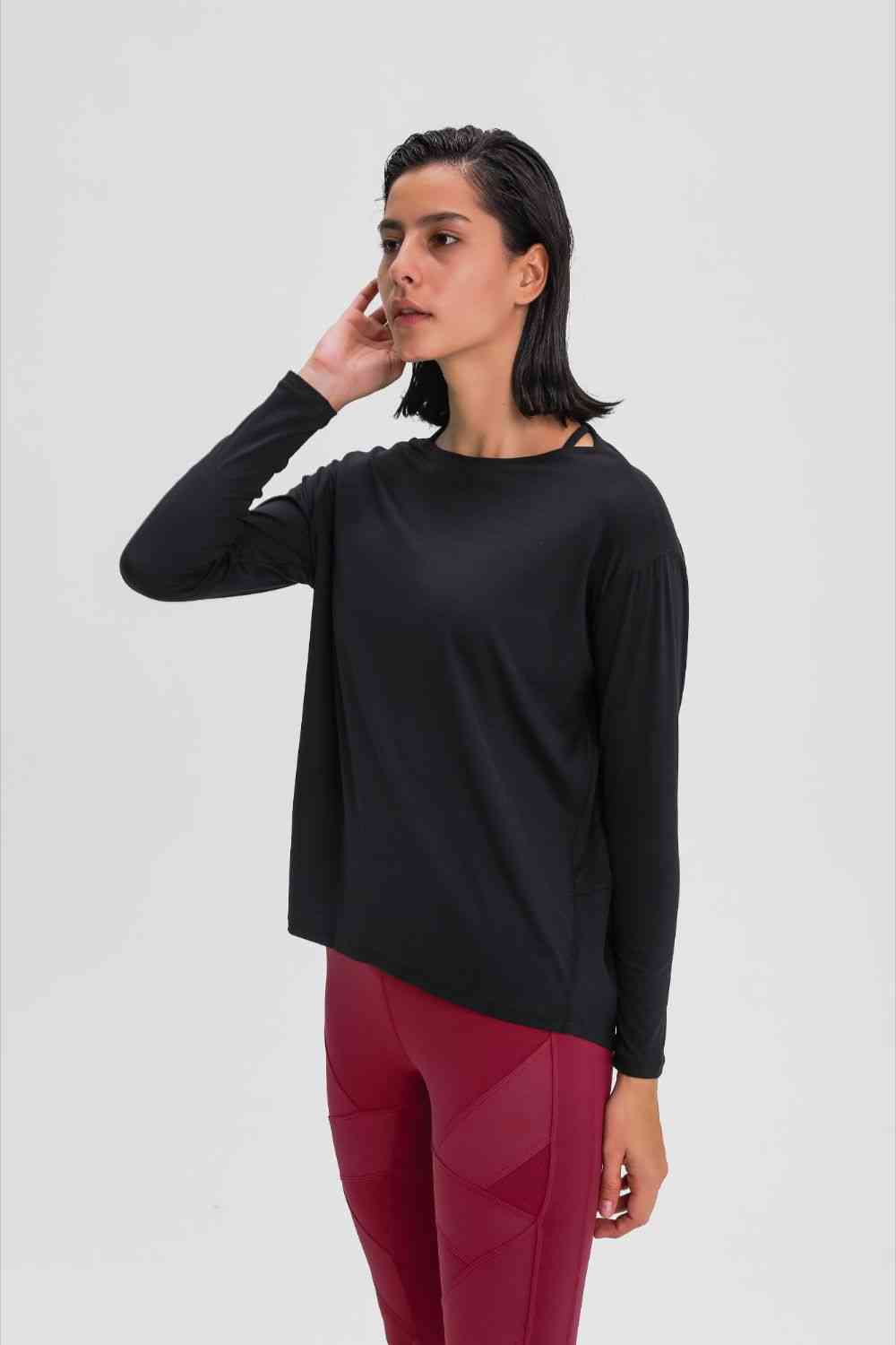 Loose Fit Active Top - Ladyez
