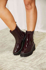 Forever Link Side Zip Platform Boots - Ladyez