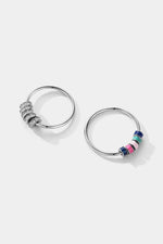 925 Sterling Silver Five Hoops Ring - Ladyez