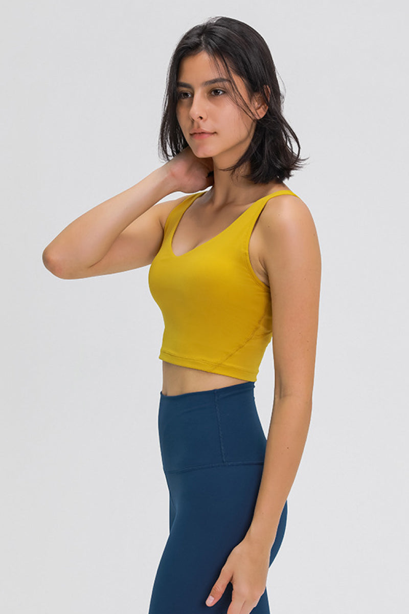 Scoop Back Sports Bra - Ladyez
