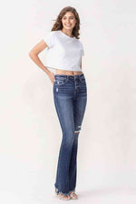 Vervet by Flying Monkey Luna Full Size High Rise Flare Jeans - Ladyez