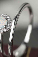 Opal Bypass Ring - Ladyez