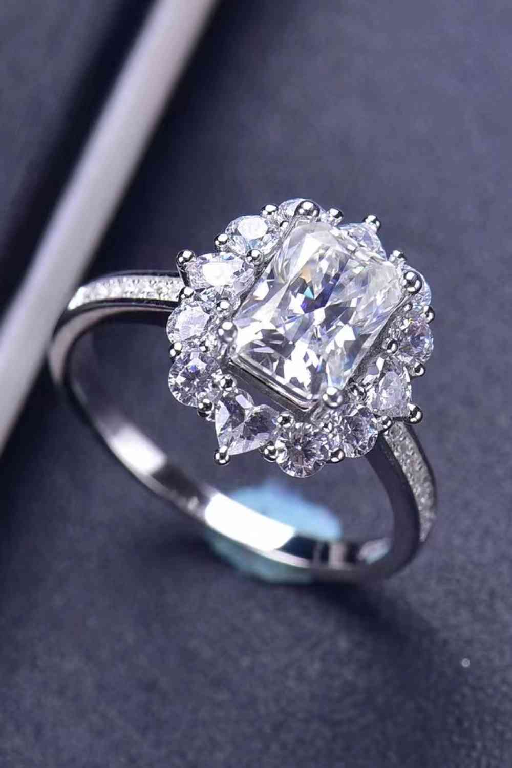 Need You Now 2 Carat Moissanite Ring - Ladyez