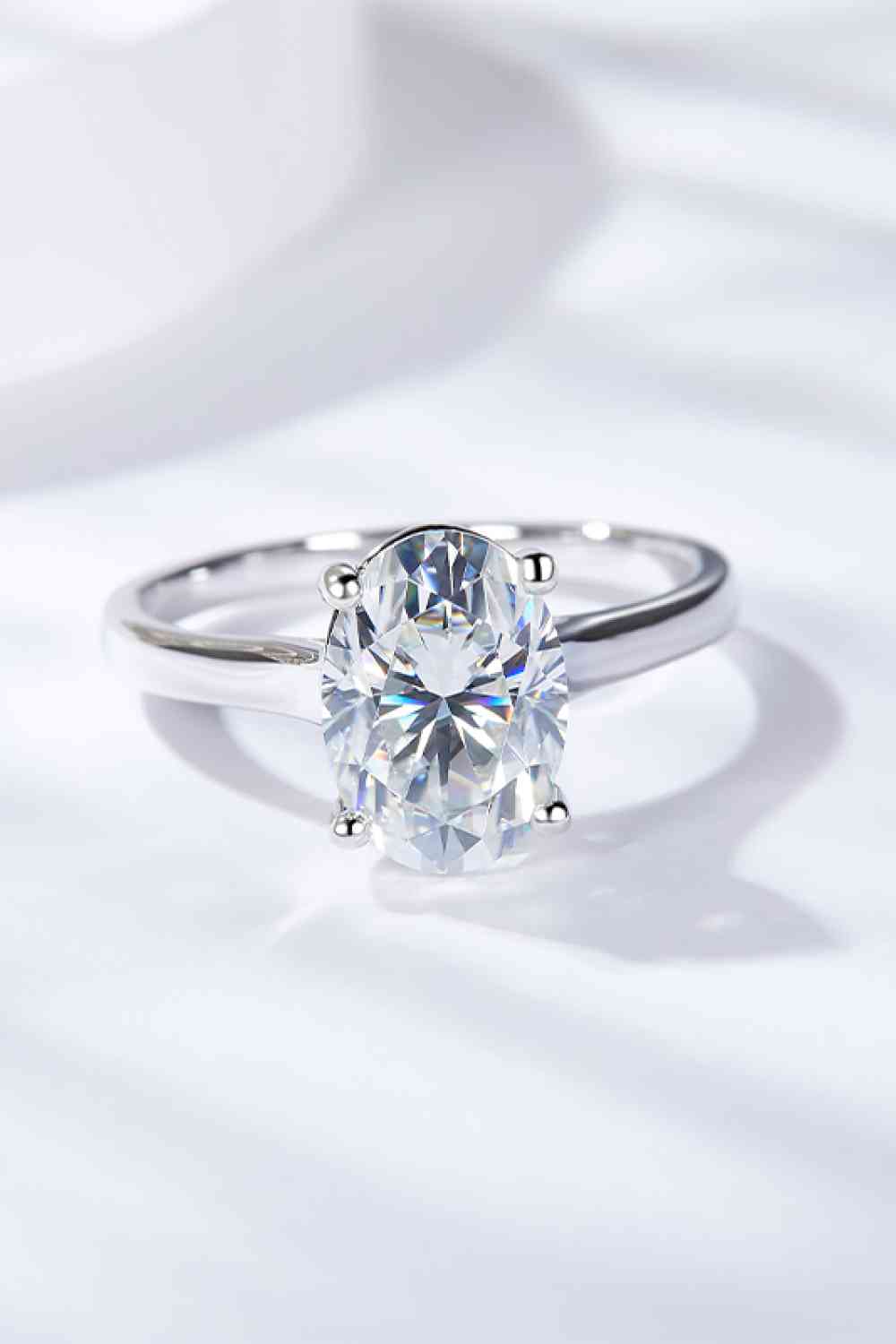 2.5 Carat Moissanite Solitaire Ring - Ladyez