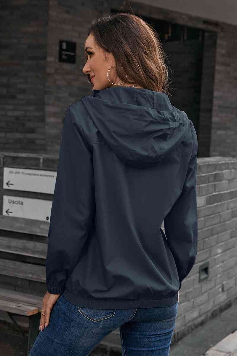Button-Down Long Sleeve Sports Jacket - Ladyez