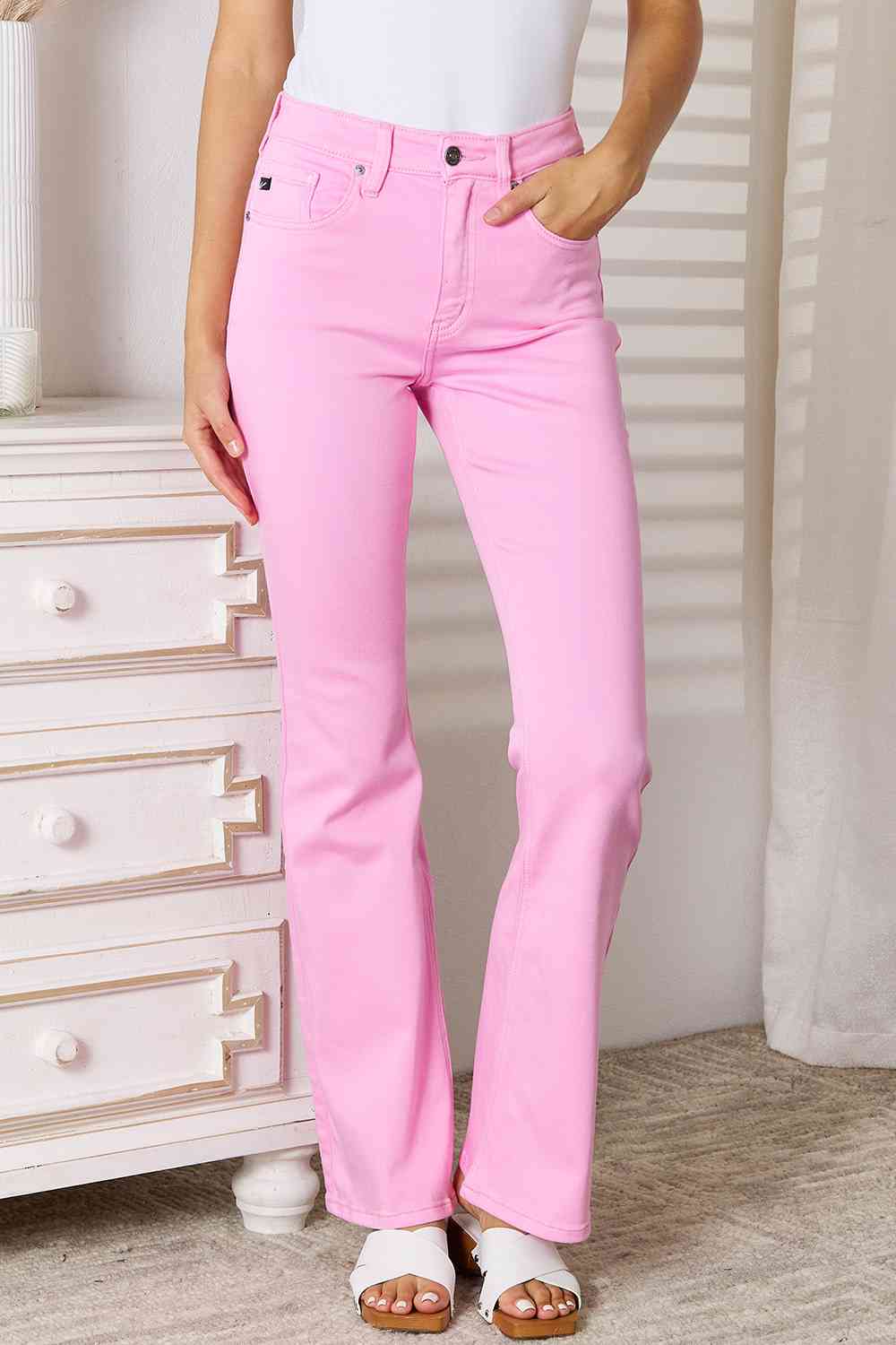 Kancan High Rise Bootcut Jeans - Ladyez
