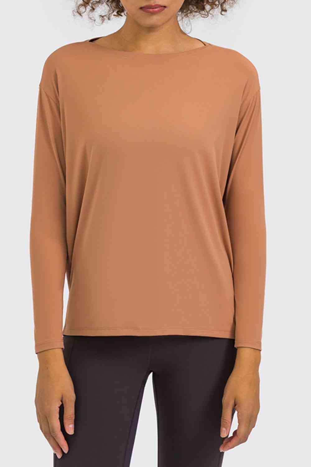 Loose Fit Active Top - Ladyez