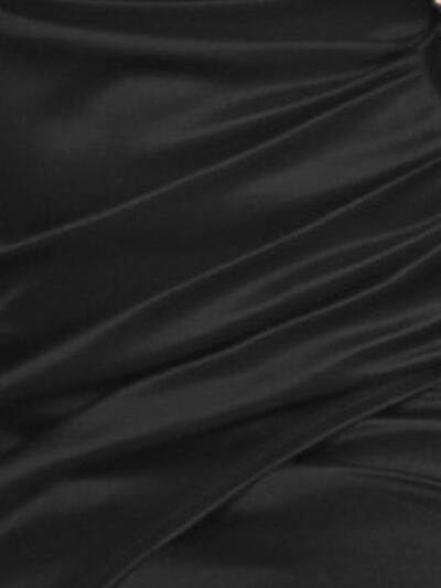 Ruched Spaghetti strap Wrap Dress - Ladyez
