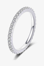 Curious Time 925 Sterling Silver Moissanite Ring - Ladyez
