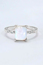 Square Moonstone Ring - Ladyez